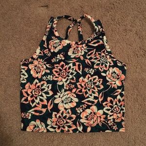 Floral crop top